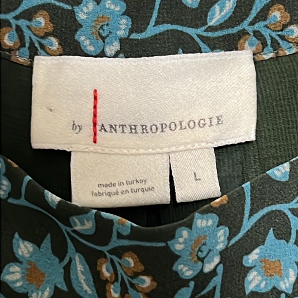 Anthropologie sheer long sleeve dress size L - Picture 3 of 4